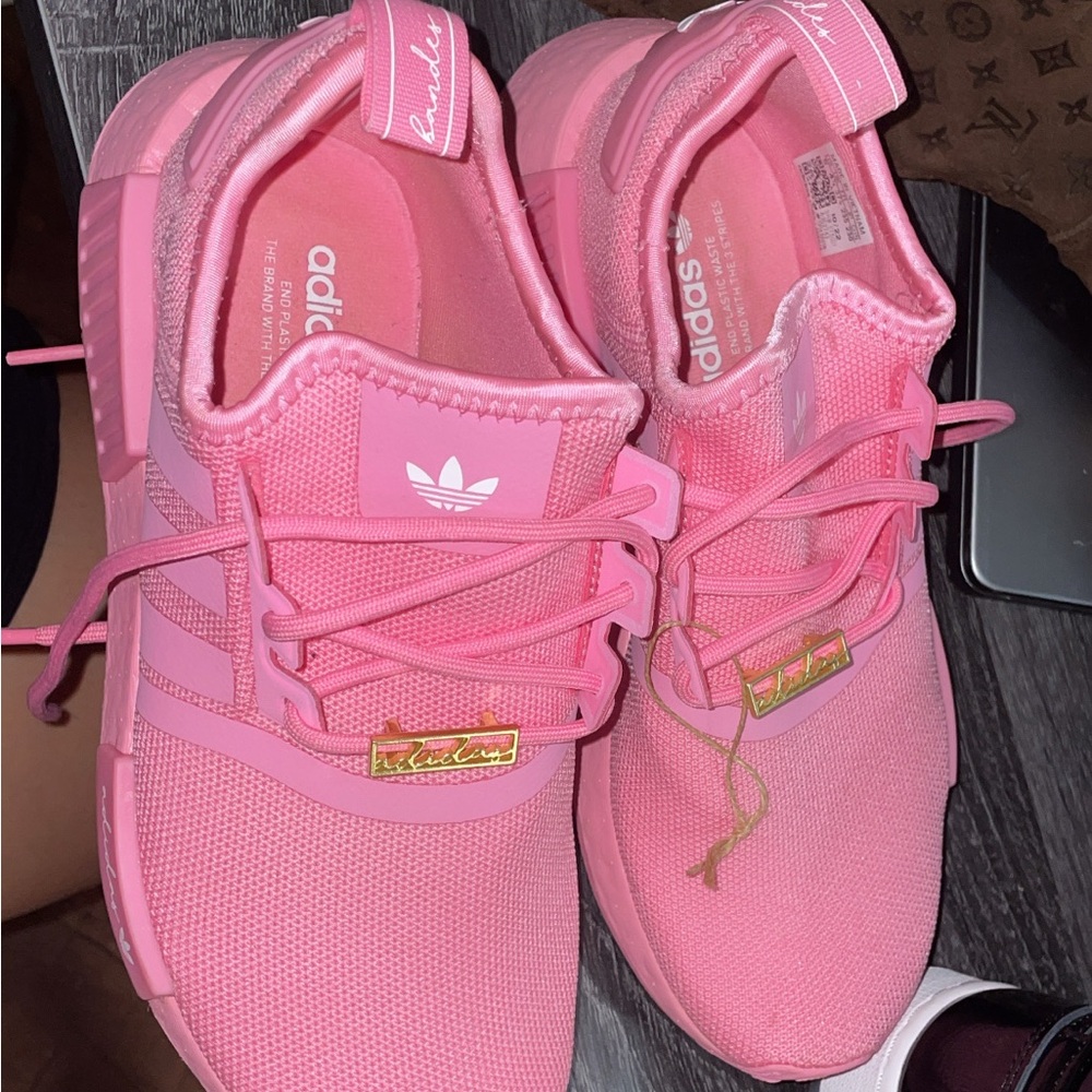 Adidas Vibrant Pink Athletic Shoes
